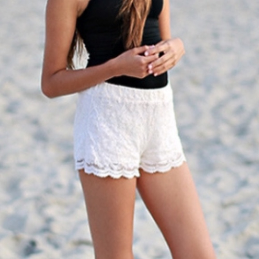 Crochet shorts